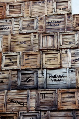 vintage crates