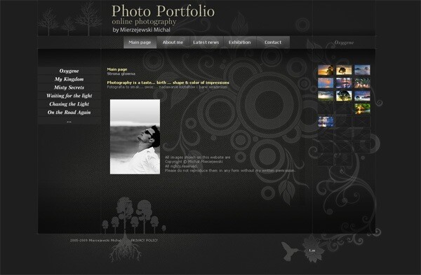 digital portfolio for photographers